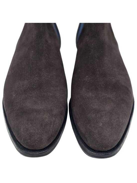 Crockett and Jones Mens Size 10 England Brown Navy Suede Chelsea Boots Shoes 9UK main image 4